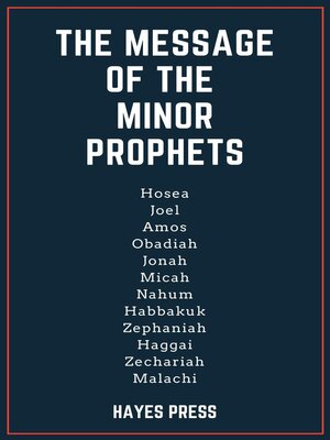 cover image of The Message of the Minor Prophets